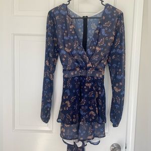 Amazon floral print romper